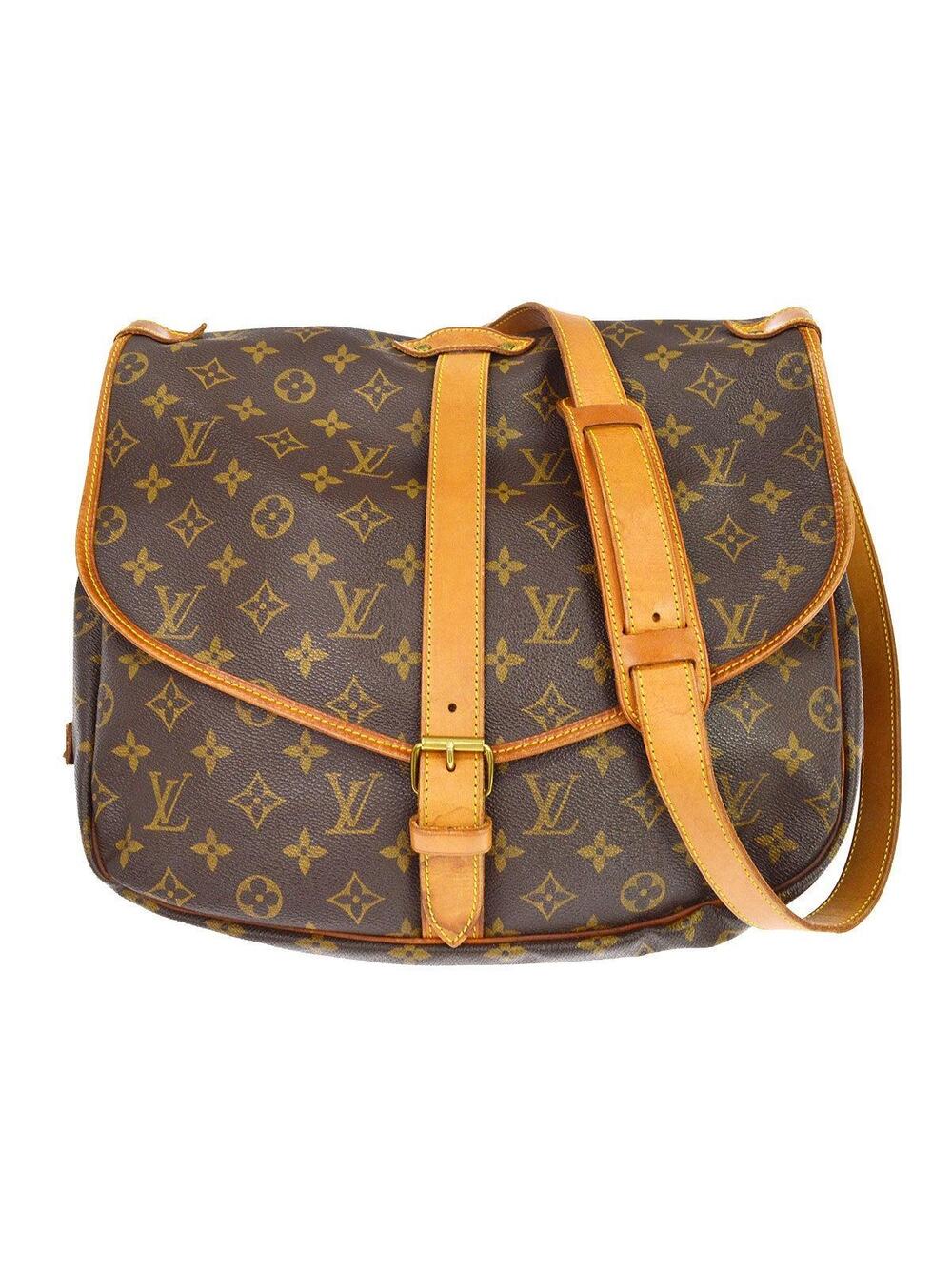 Louis Vuitton Saumur Handbag Canvas 35 #374992L85B